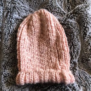 Baby pink beanie